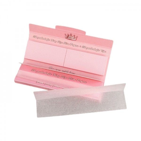 Zauberhaft Pink Papers King Size + Tips einzelne Heftchen