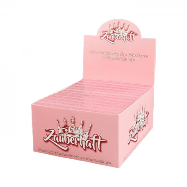 Zauberhaft Pink Papers King Size + Tips einzelne Heftchen