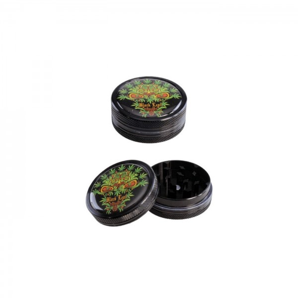 'Black Leaf' 'Leaf Skull' Grinder 2-tlg. schwarz