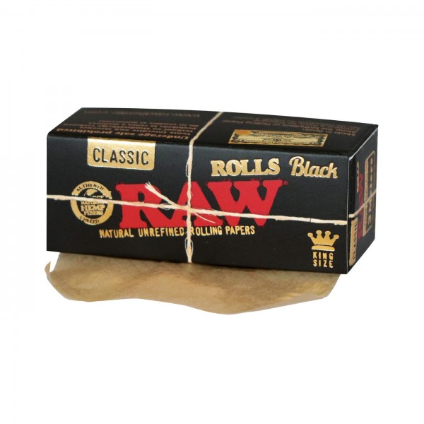 RAW Black King Size Rolls 3 m 12er Box