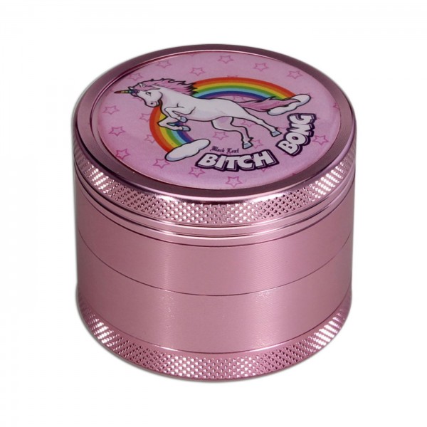 BLACK LEAF Bitch Bong Grinder Ø 50 mm 4-teilig rosa