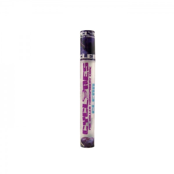 Cyclones Clear Cone Grape 24er Box