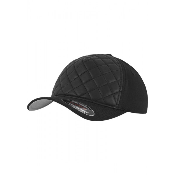 FLEXFIT Diamond Quilted Snapback schwarz