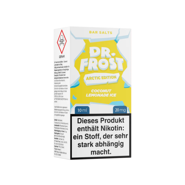 Dr. Frost Arctic Edition Coconut Lemonade Ice Nikotinsalz Liquid 10ml