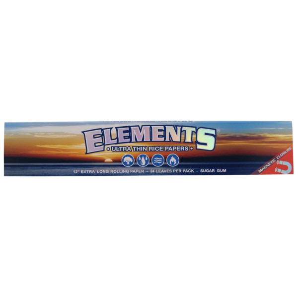 ELEMENTS 12" Super Size Ultra Thin Papers, Heftchen einzeln