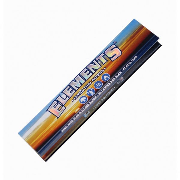ELEMENTS King Size Slim Papers, 50er Box