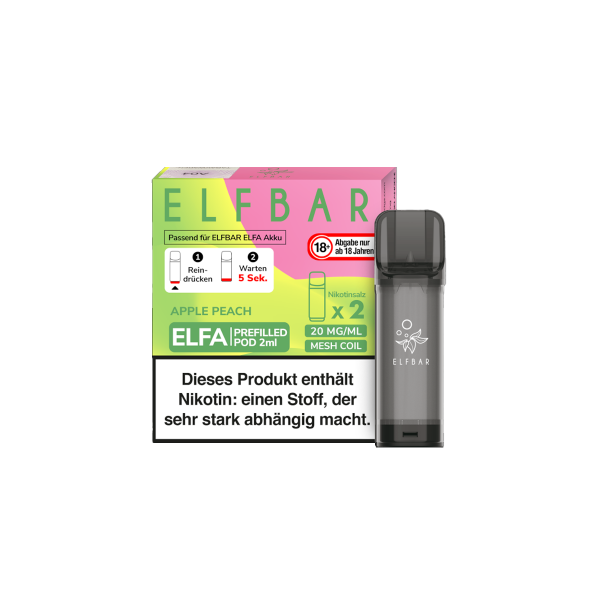 ELFBAR Elfliq Apple Peach Pod 20 mg