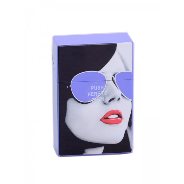 Zigaretten Click Box lila (Girl)