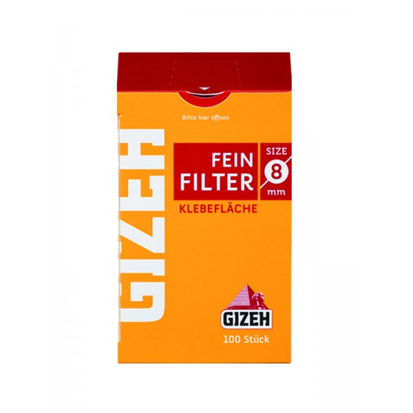 GIZEH Feinfilter 8 mm 100er Box