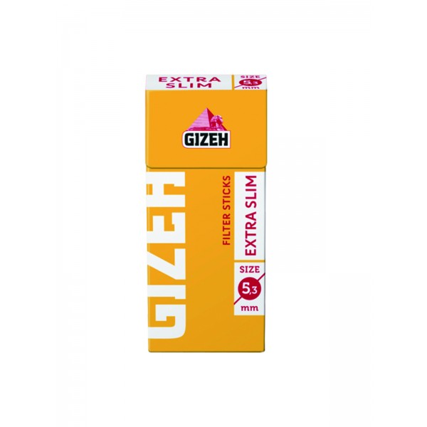 Gizeh Tip-Sticks Extra Slim Knickfilter 5,3 mm 10 x 126er Großpackung