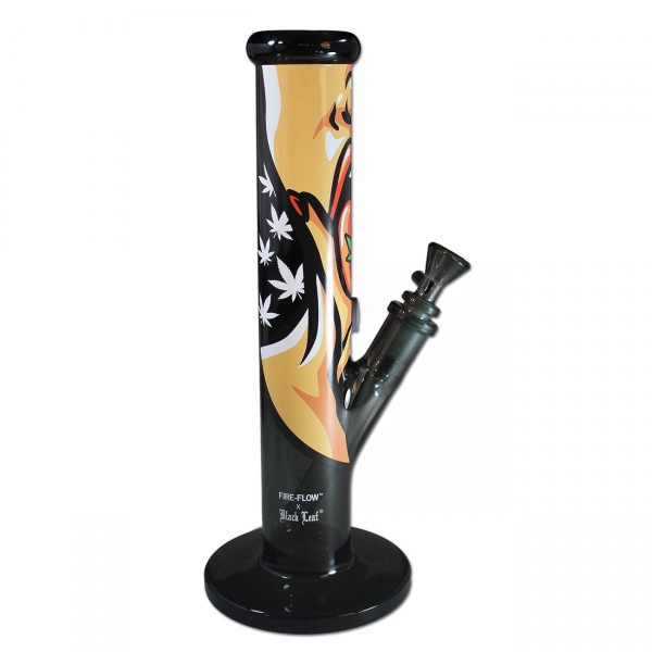 FIRE-FLOW™ X BLACK LEAF Bong 420 Girl small