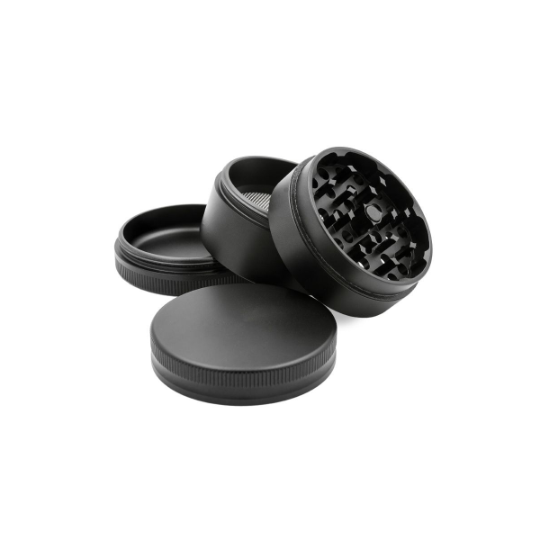 Fire-Flow Alu Grinder Metall Grinder Schwarz