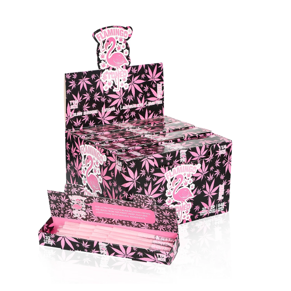 Flamingo Stoned pinke Cones 32er Box