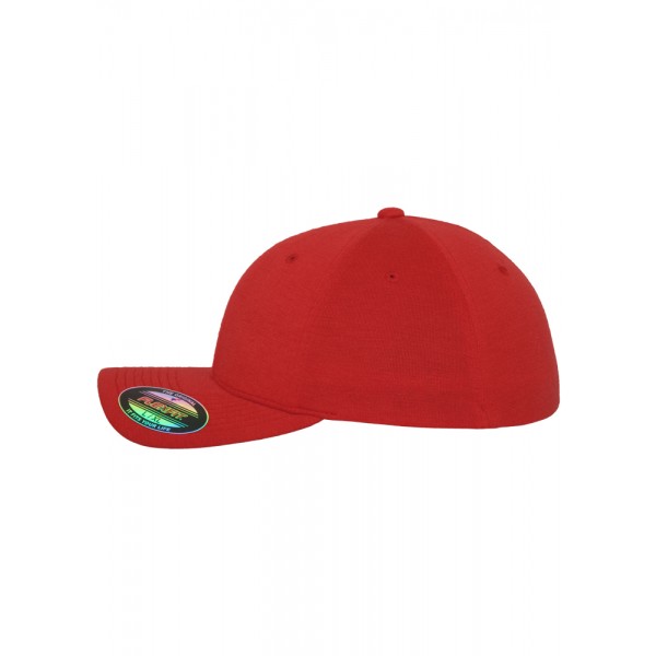 FLEXFIT Double Jersey rot