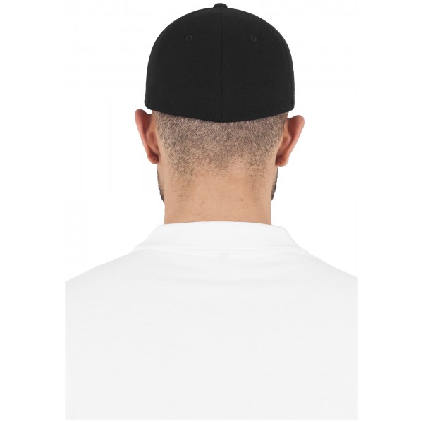 FLEXFIT Double Jersey schwarz