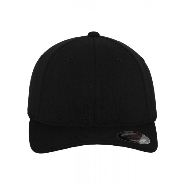 FLEXFIT Double Jersey schwarz