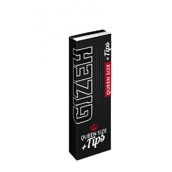 Gizeh Black Queen Size + Tips 26er Box