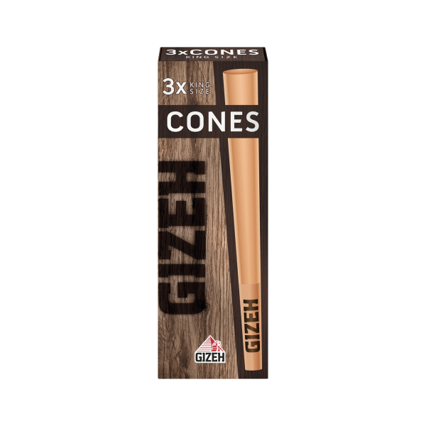 Gizeh Brown KS Cones + Active Filter 3er