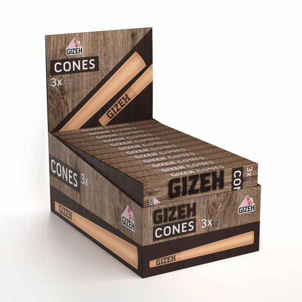 Gizeh Brown KS Cones + Active Filter
