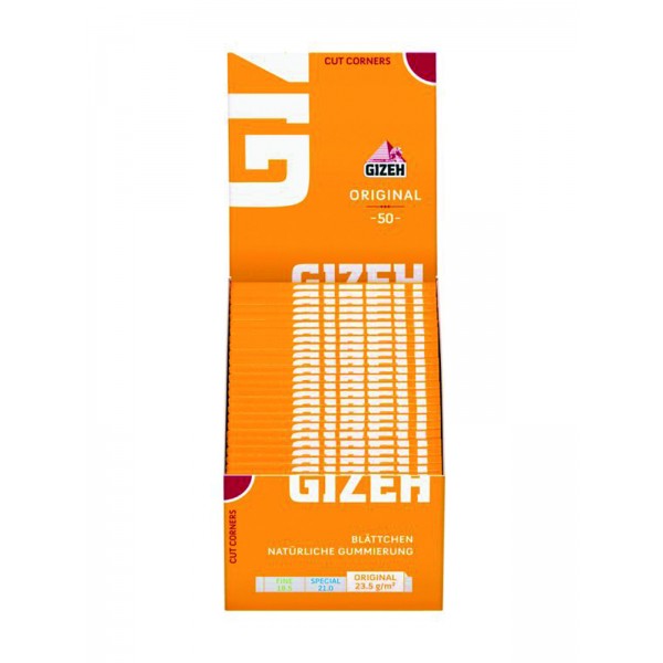 Gizeh Original Papers Cut Corners 50er Box