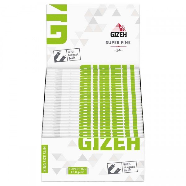 Gizeh Super Fine King Size Papers mit Magnet Heftchen einzeln