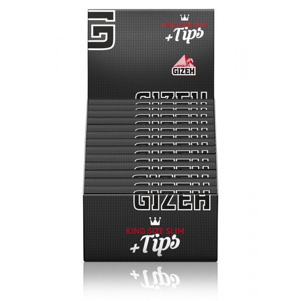 Gizeh Black Extra Fine King Size Papers + Tips mit Magnet