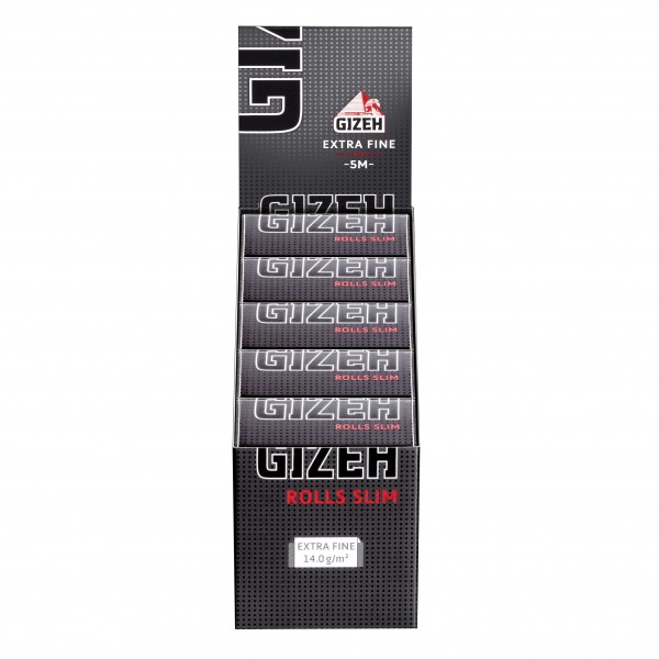 Gizeh Black Extra Fine Slim Rolls Endlospaper einzeln