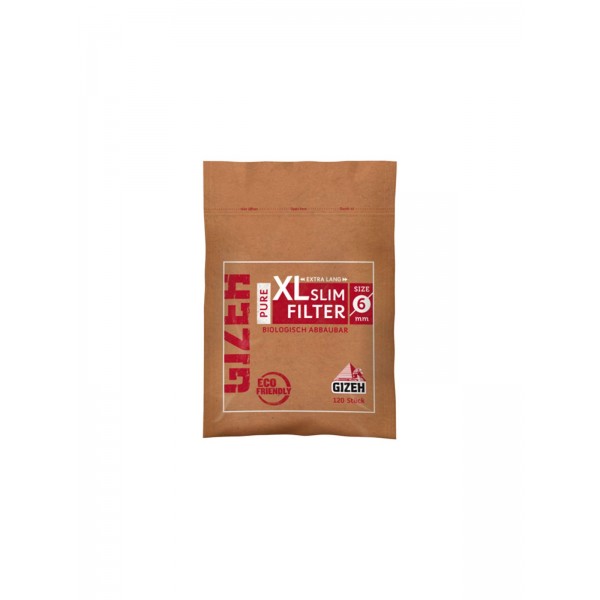 GIZEH PURE XL Slim Filter 6 x 19 mm 120er Beutel