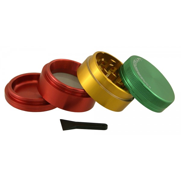 Hammercraft Grinder Aluminium Ø 38 mm 4-teilig rasta