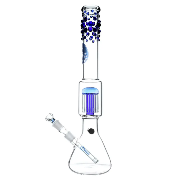Heisenberg Beaker Bubble 12-Arm Perc Blau