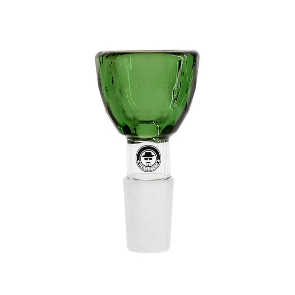 Heisenberg Bongkopf Diamond Bowl grün 18.8