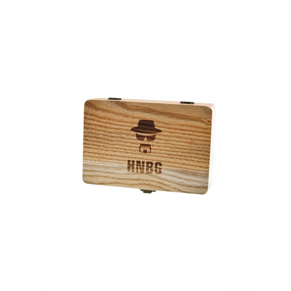 Heisenberg Holz-Box medium Aufbewahrung logo