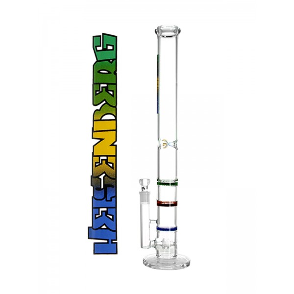 Heisenberg Old School Color-Line Glasbong 18.8 Schliff 