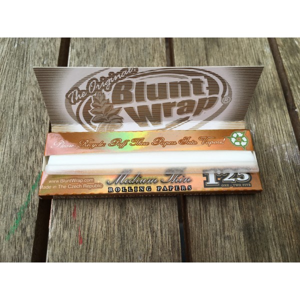 BLUNT WRAP 1.25 Medium Thin Heftchen einzeln 