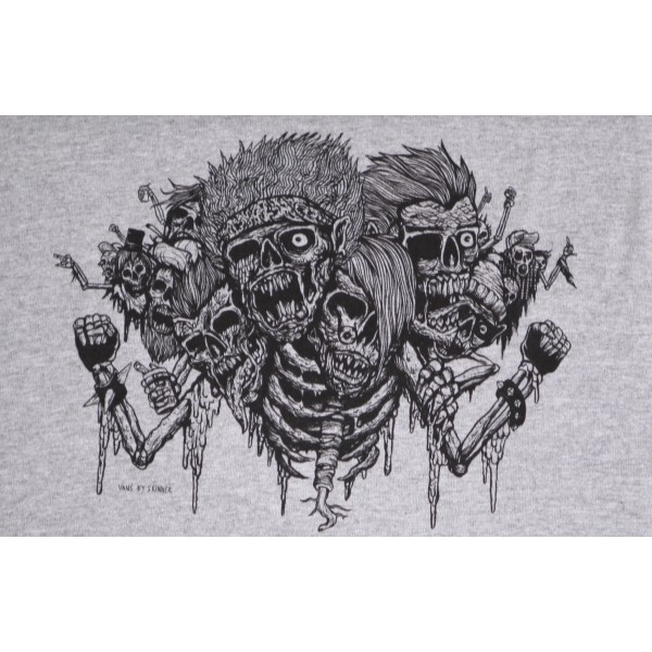 VANS Skeletal Legends (grau), T-Shirt Print