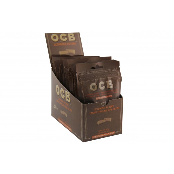 OCB Virgin Filter Unbleached Slim 6 mm 10er Großpackung