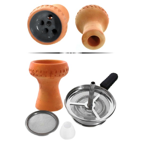 Kaya Shisha Seablue 480CC INOX Giza Rainbow 4S
