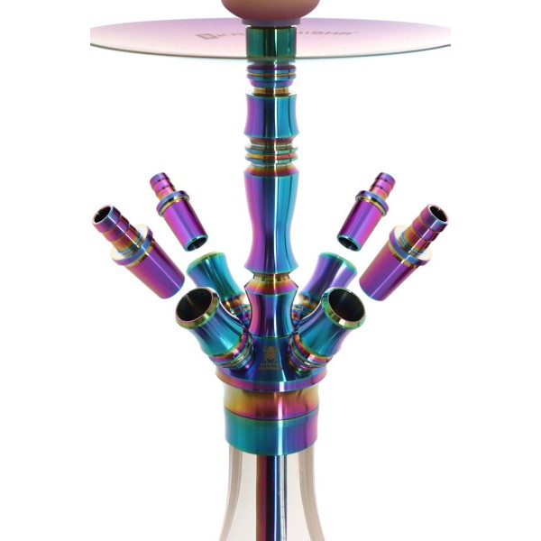 Kaya Shisha Seablue 480CC INOX Giza Rainbow 4S
