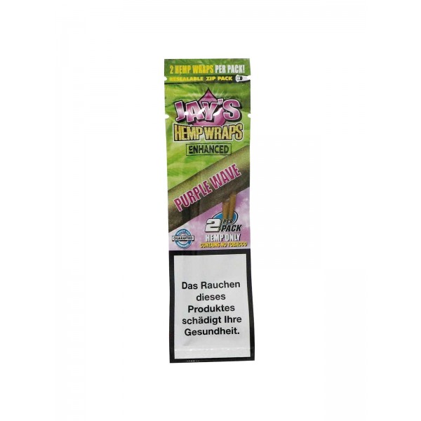 Jay's Hemp Wraps Purple Wave 2er Pack