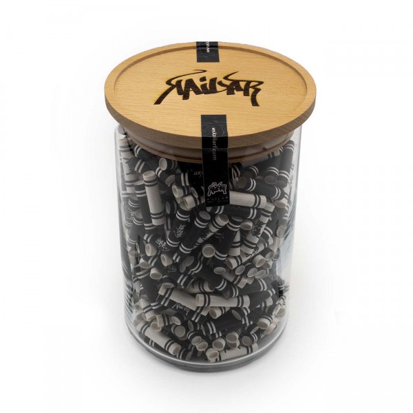 Kailar Aktivkohlefilter schwarz-weiß 5,9 mm 500er Glas