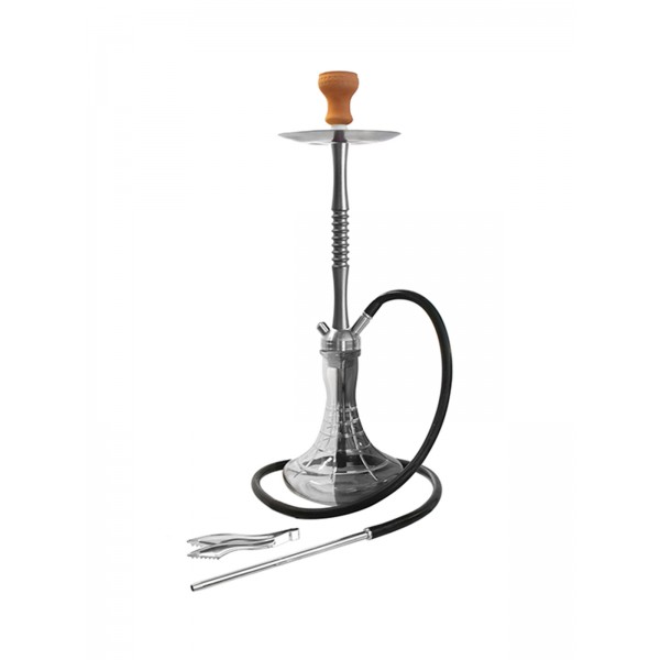 Kaya Shisha Black WSP1 INOX Tradi Wega Schwarz 2s komplett