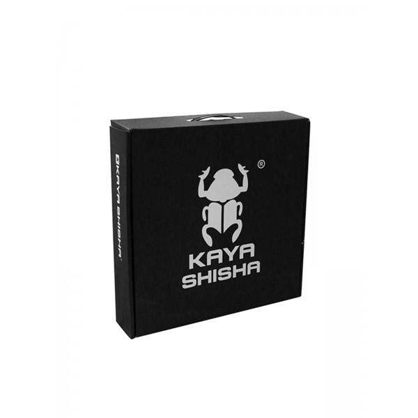 Kaya Shisha Black WSP1 INOX Tradi Wega Schwarz 2s verpackung