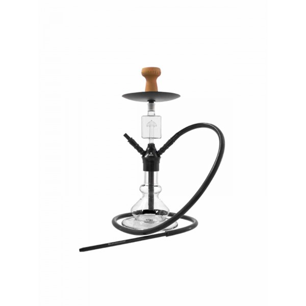 Kaya Shisha Clear ELOX 580 BORO Sebulba Cut Square Schwarz 2S