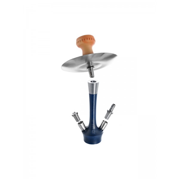 Kaya Shisha Clear MADERA 630XS BORO Ash Royal Blue 2S ascheteller schliff