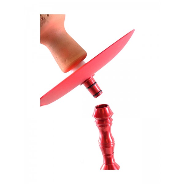 Kaya Shisha GLOW ELOX 480CC Sebulba Schliff Rot 2S Rauchsäule