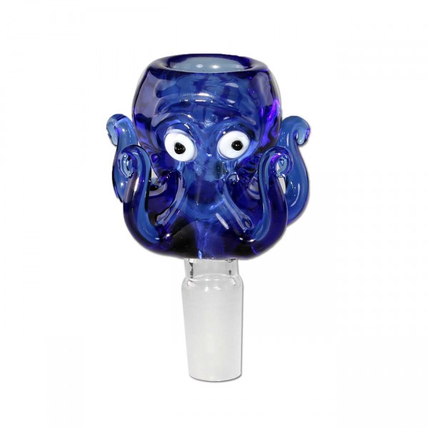 Kräuterkopf Oktopus 14.5 blau