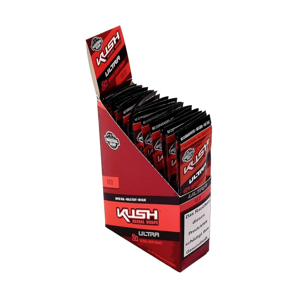 Kush Cones Herbal Wraps Red einzeln