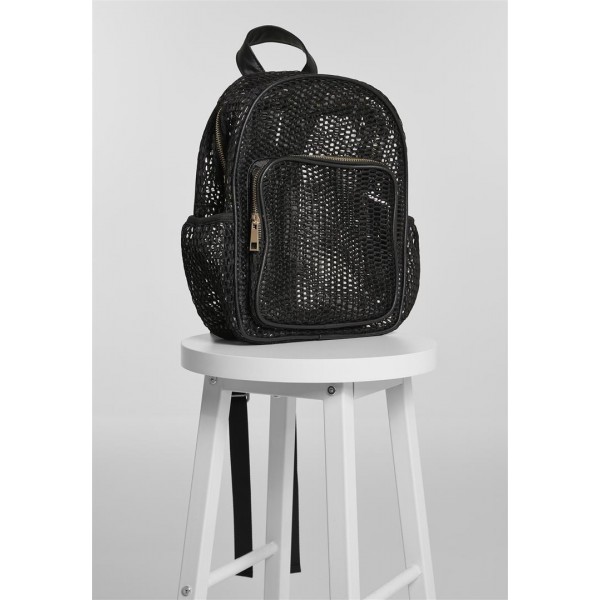 URBAN CLASSICS Lady Backpack Mesh Transparent