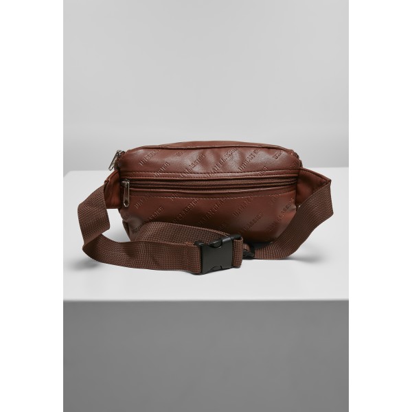 Urban Classics Leather Imitation Hip Bag braun