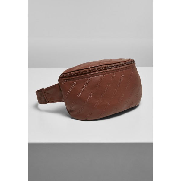 Urban Classics Leather Imitation Hip Bag braun